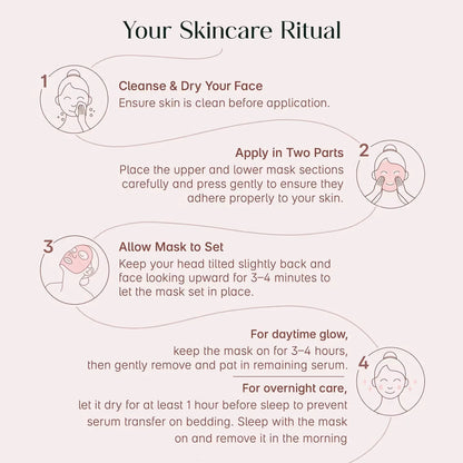 Bio-Collagen Real Deep Face Masks for Instant Glow