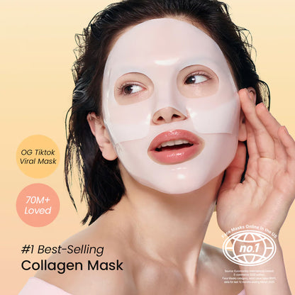 Bio-Collagen Real Deep Face Masks for Instant Glow