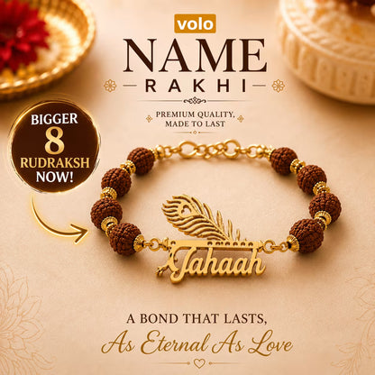 My Brother's Name Bracelet Rakhi