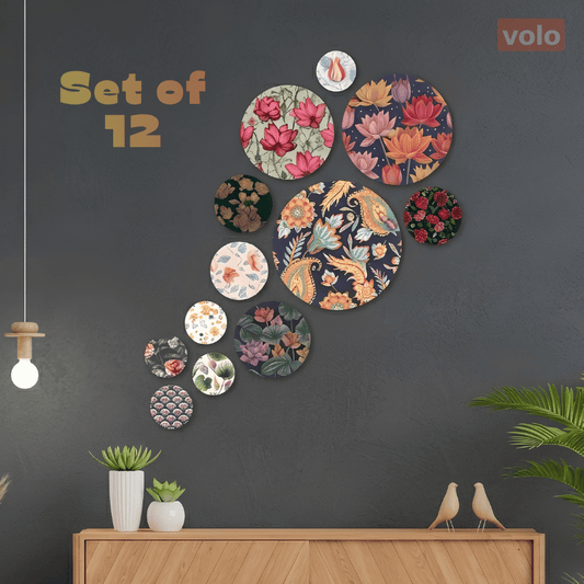 12 pc. Wooden Door & Wall Decorative Art