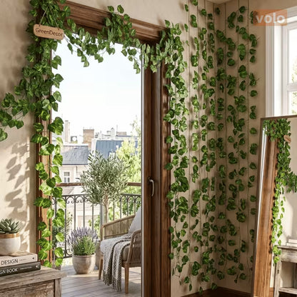 6 pc. Realistic Money Plant Hanging Leaves