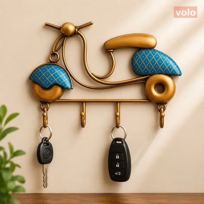 Handcrafted Scooter Key Holder