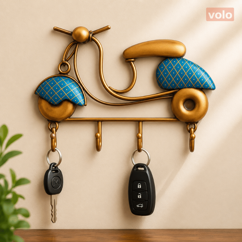 Handcrafted Scooter Key Holder